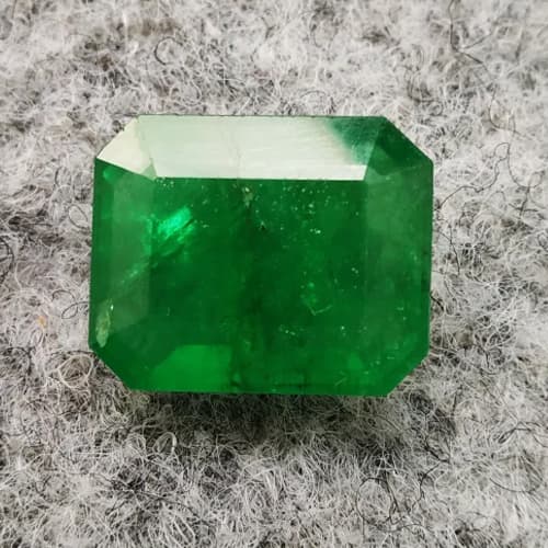 Natural Emerald Octagon
